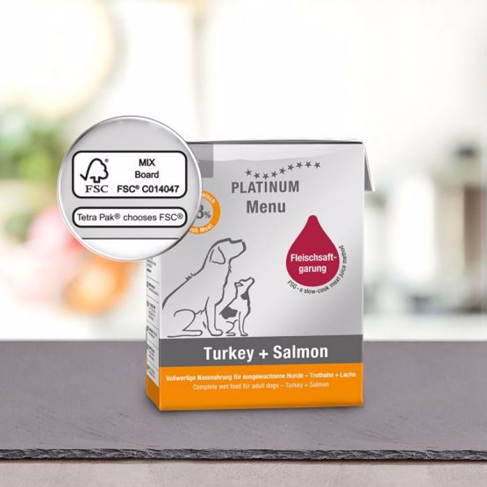 PLATINUM MENU uGI TROFI SKuLOu ADULT TURKEY-SALMON 375gr